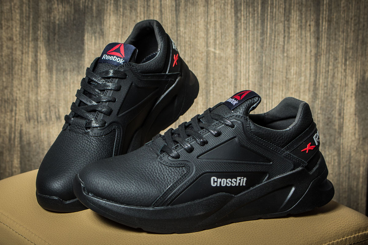 

Мужские кроссовки в стиле Reebok Sublite, натуральная кожа, черные 41 (27,2 см), размеры:40,41,42,43,44,45