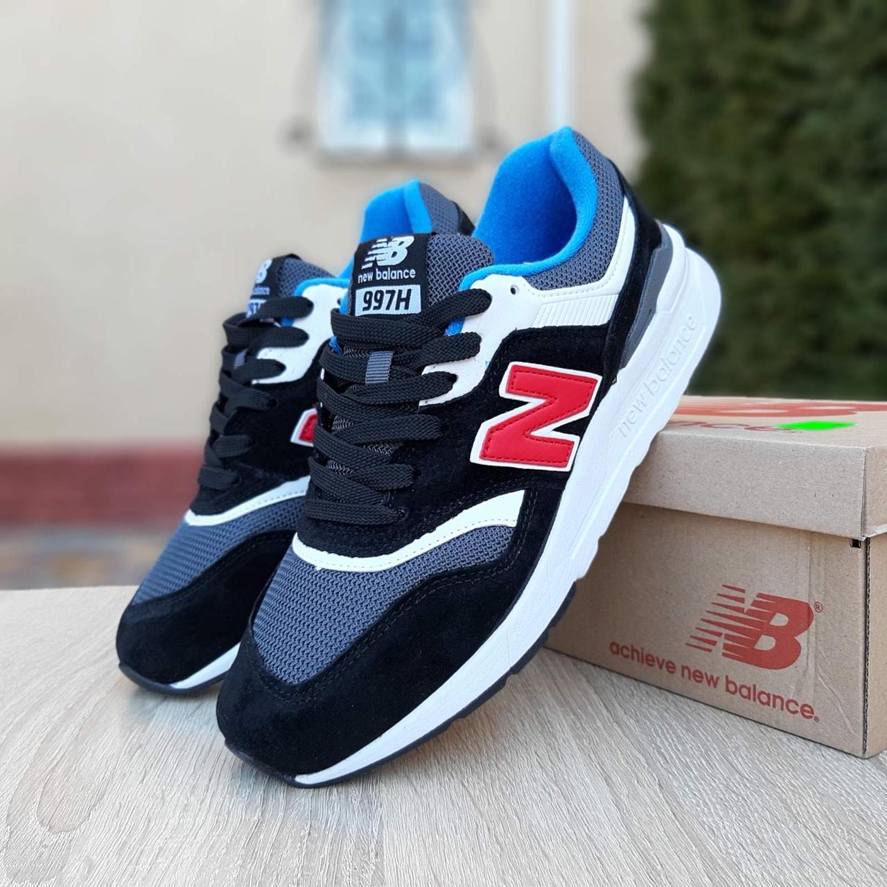 

Мужские кроссовки в стиле New Balance 997, замша, сетка, разноцветные 43(27,5 см), размеры:41,42,43,44,45