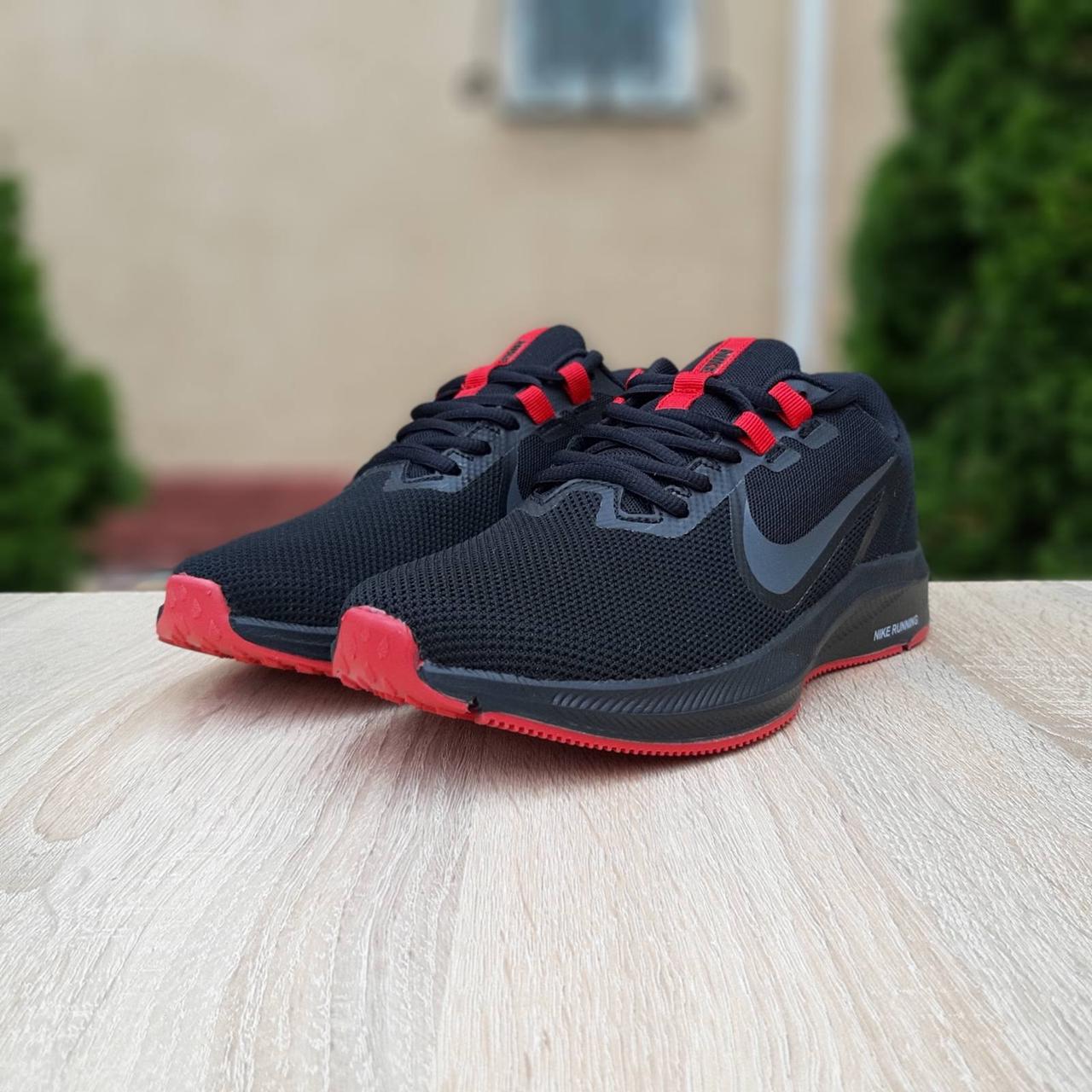 

Мужские кроссовки в стиле Nike Running, текстиль, черные с красным 41(26 см), размеры:41,42,43,44,46