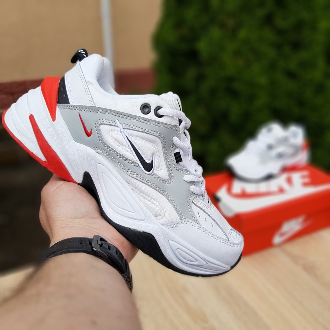 

Женские кроссовки в стиле Nike M2K Tekno, кожа, белые 40(25,5 см), размеры:39,40