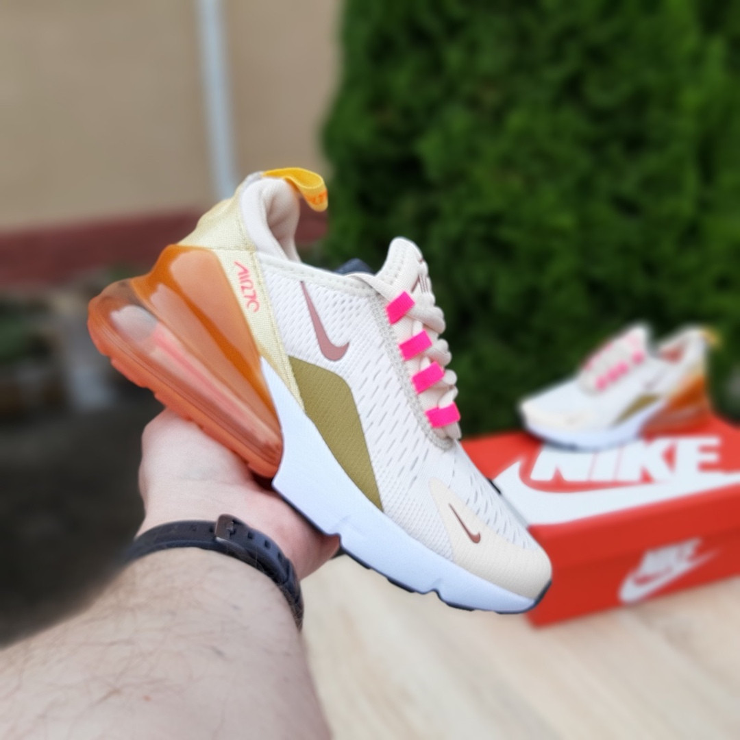 

Женские кроссовки в стиле Nike Air Max 270, текстиль, сетка, разноцветные 39(25 см), размеры:36,37,38,39,40