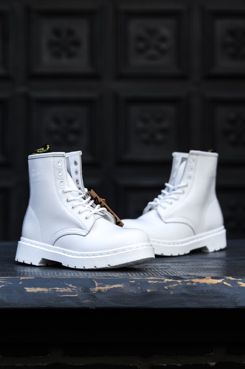 

Ботинки Dr. Martens 1461 Triple White | Доктор мартинс 1461 белые 40