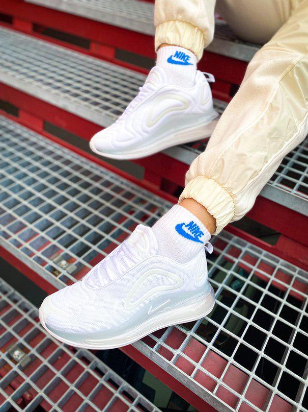 

Кроссовки женские Nike Air Max 720 White (найк аир макс белые), Белый