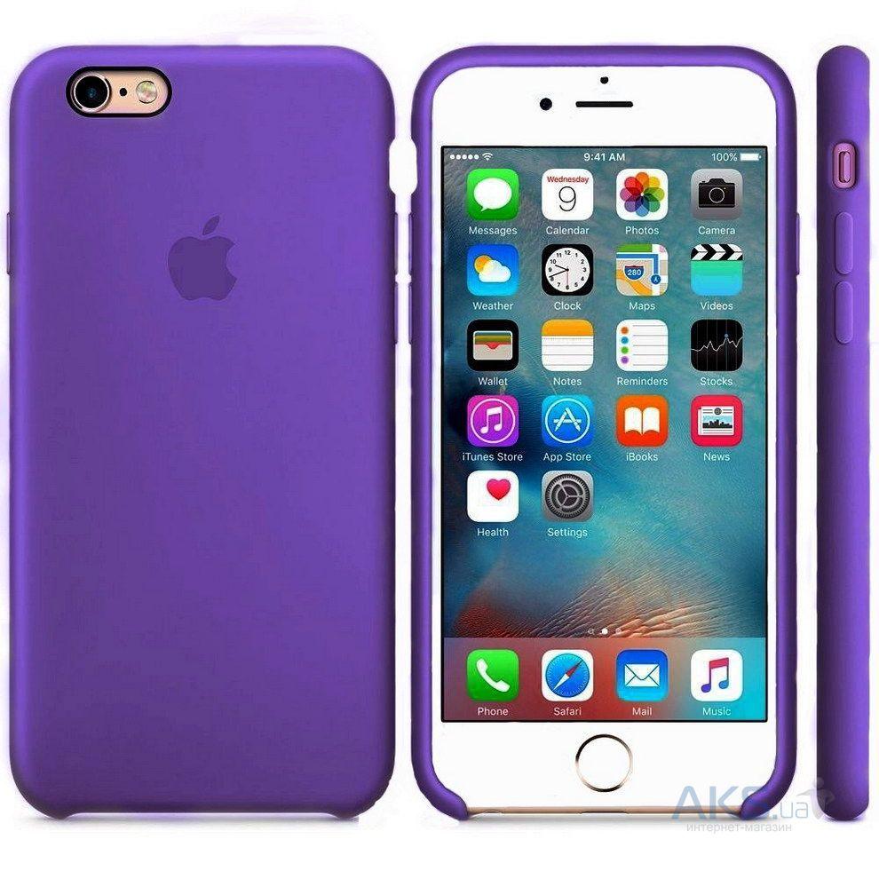 

Чехол Apple Silicone Case Apple iPhone 6 Plus, iPhone 6S Plus Violet_High Copy