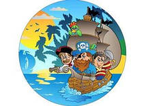 Вафельна картинка "Пірати"