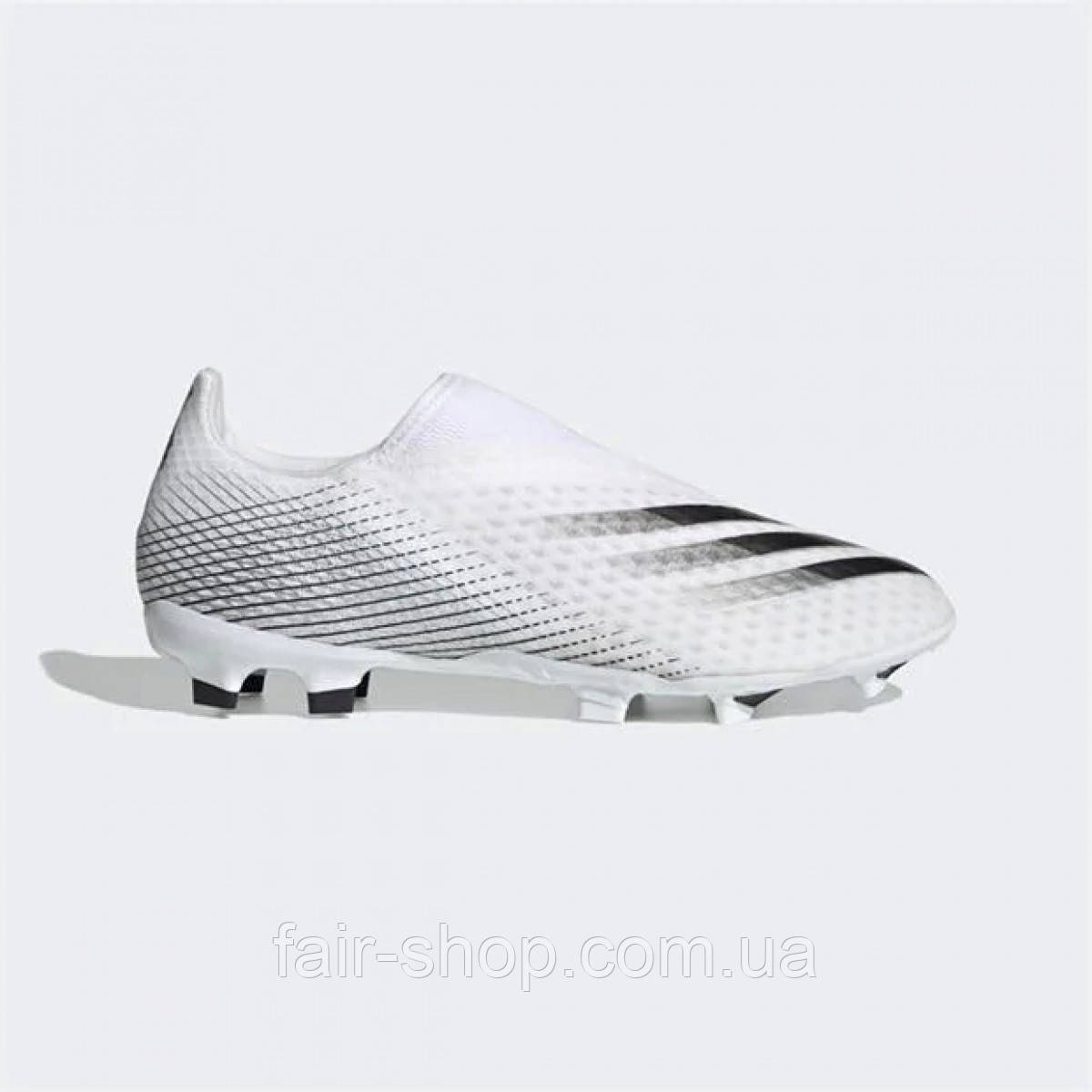 

Бутсы adidas X Ghosted .3 Laceless FG White/MetSilver - Оригинал