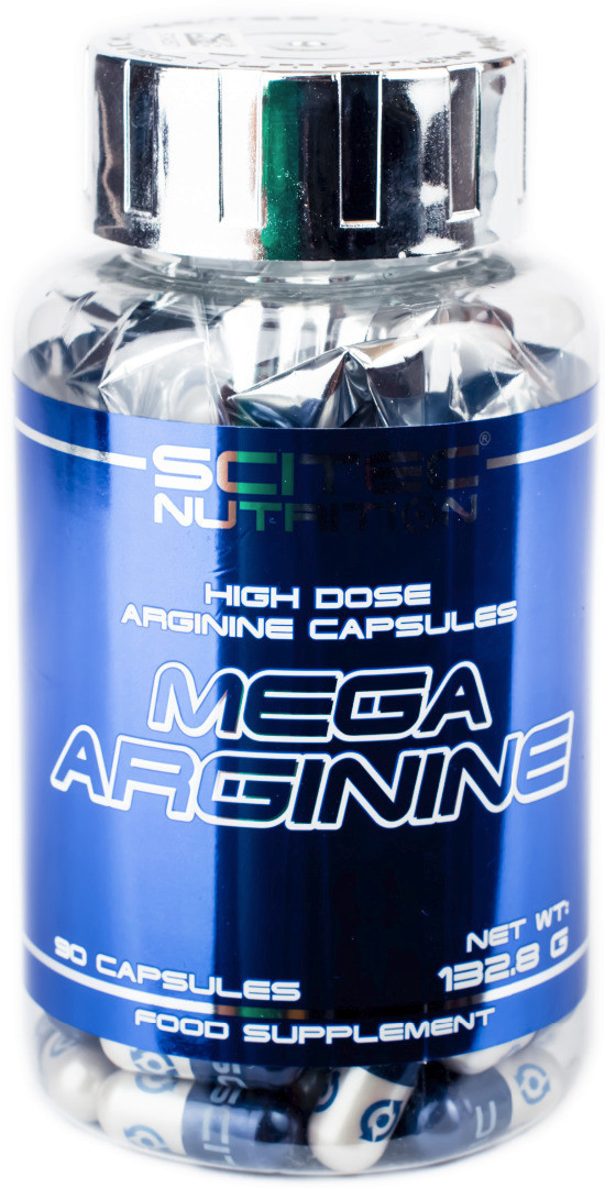 

Л-Аргинин Scitec Nutrition Mega Arginine (90 капсул) скайтек нутришн мега