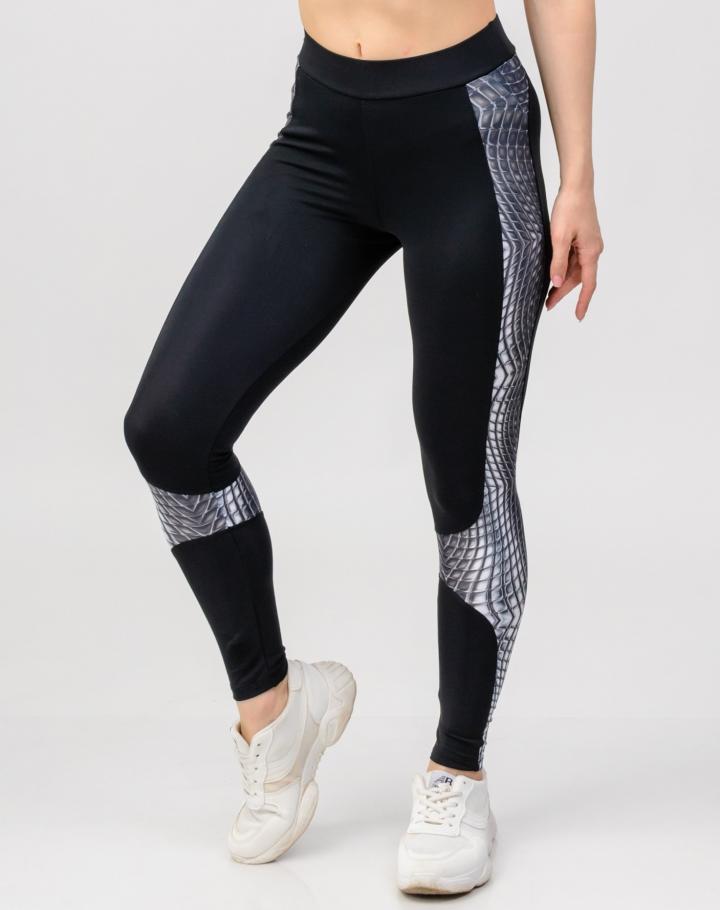 

Леггинсы 80085-2 M-L серый-черный