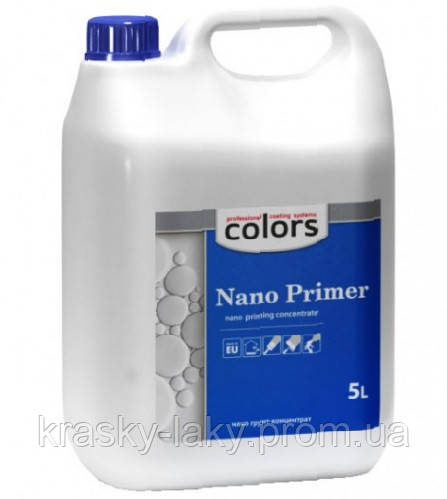 

Грунт для слабых оснований Nano primer Colors концентрат с наночастицами, 5л