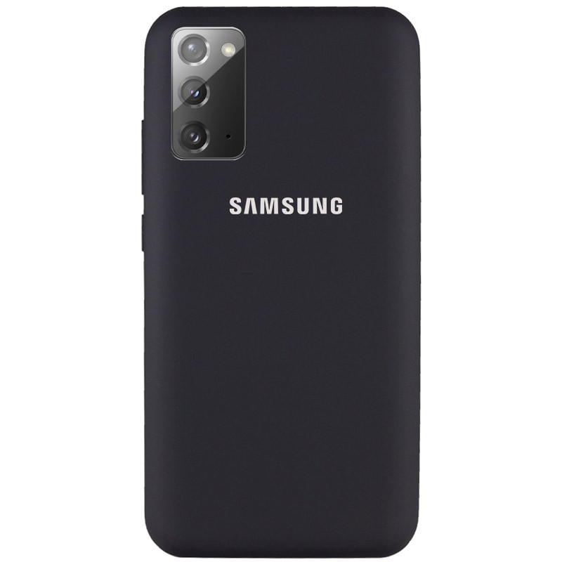 

Чехол Silicone Cover Full Protective (AA) для Samsung Galaxy Note 20 Черный / Black
