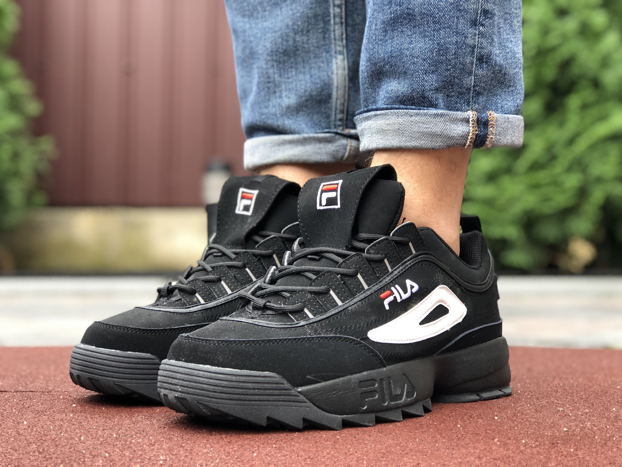 

Мужские кроссовки Fila Disruptor 2 черные 43, Черный