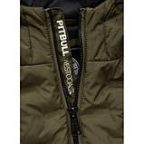 Оригинальная зимняя мужская куртка PitBull CARVER Olive, фото 8
