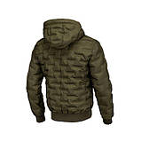 Оригинальная зимняя мужская куртка PitBull CARVER Olive, фото 4