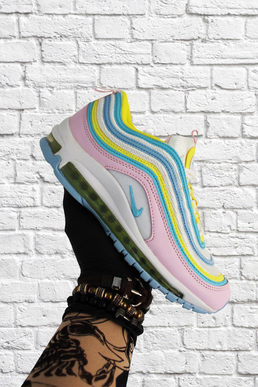 

Женские кроссовки Nike Air Max 97 Yellow Pink / Найк Аир Макс 97 Желтые Розовые 40, Розовый