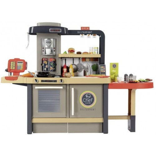 

Большая детская интерактивная кухня-ресторан 2 в 1 Chef Smoby 312303