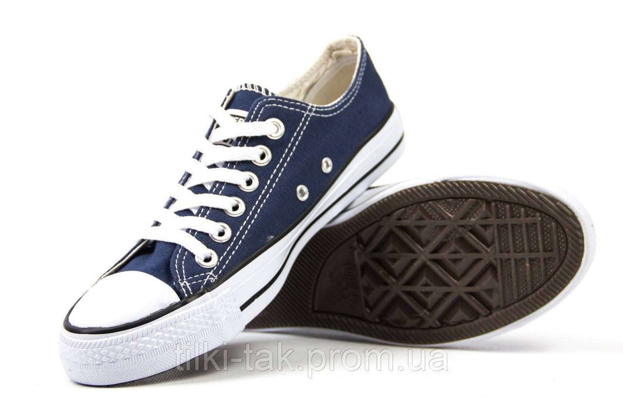 

Кеди низькі Converse ALL STAR blue (35-46) 36, Синий