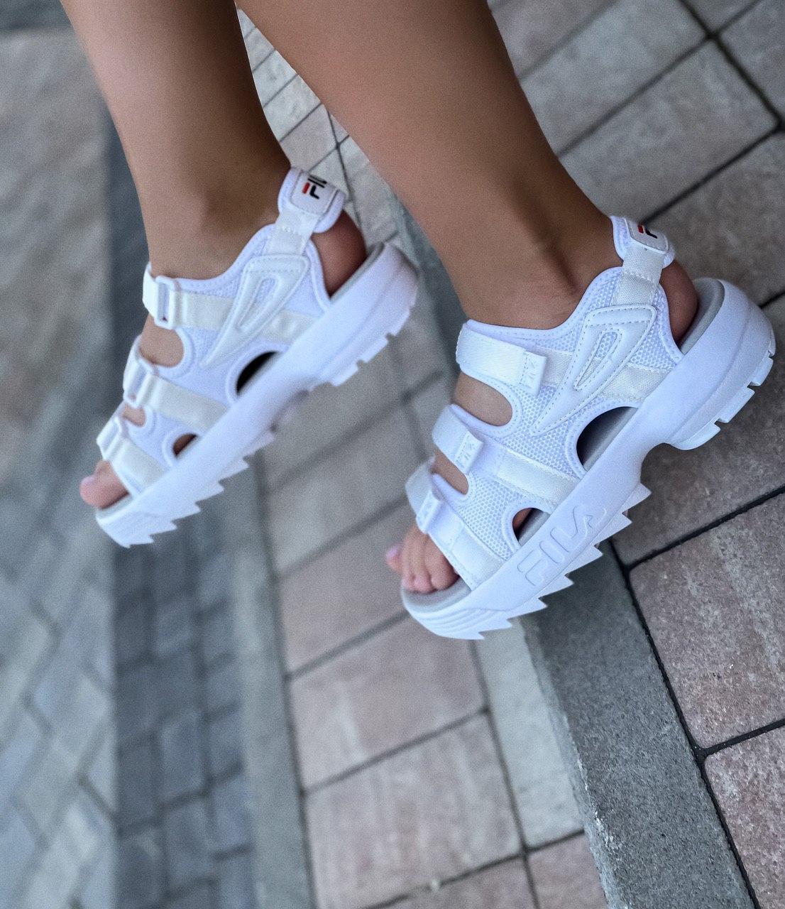 

Женские сандалии Fila Disruptor White / Фила Дизраптор Белые, Белый