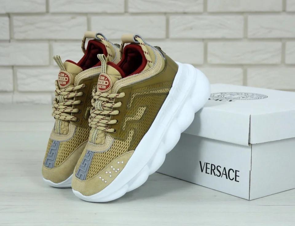 

Женские Кроссовки Versace Chain Reaction Gold, 37