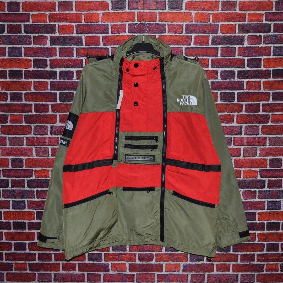 

Куртка Supreme x The North Face SteepTech Red/Haki S