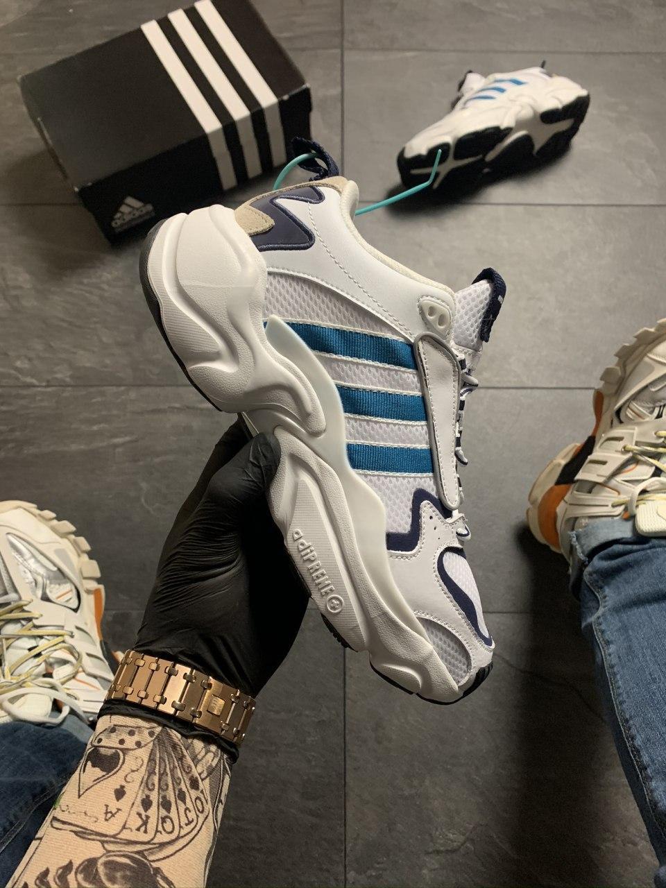 

Adidas Magmur Runner White Blue 41, Бело-синий