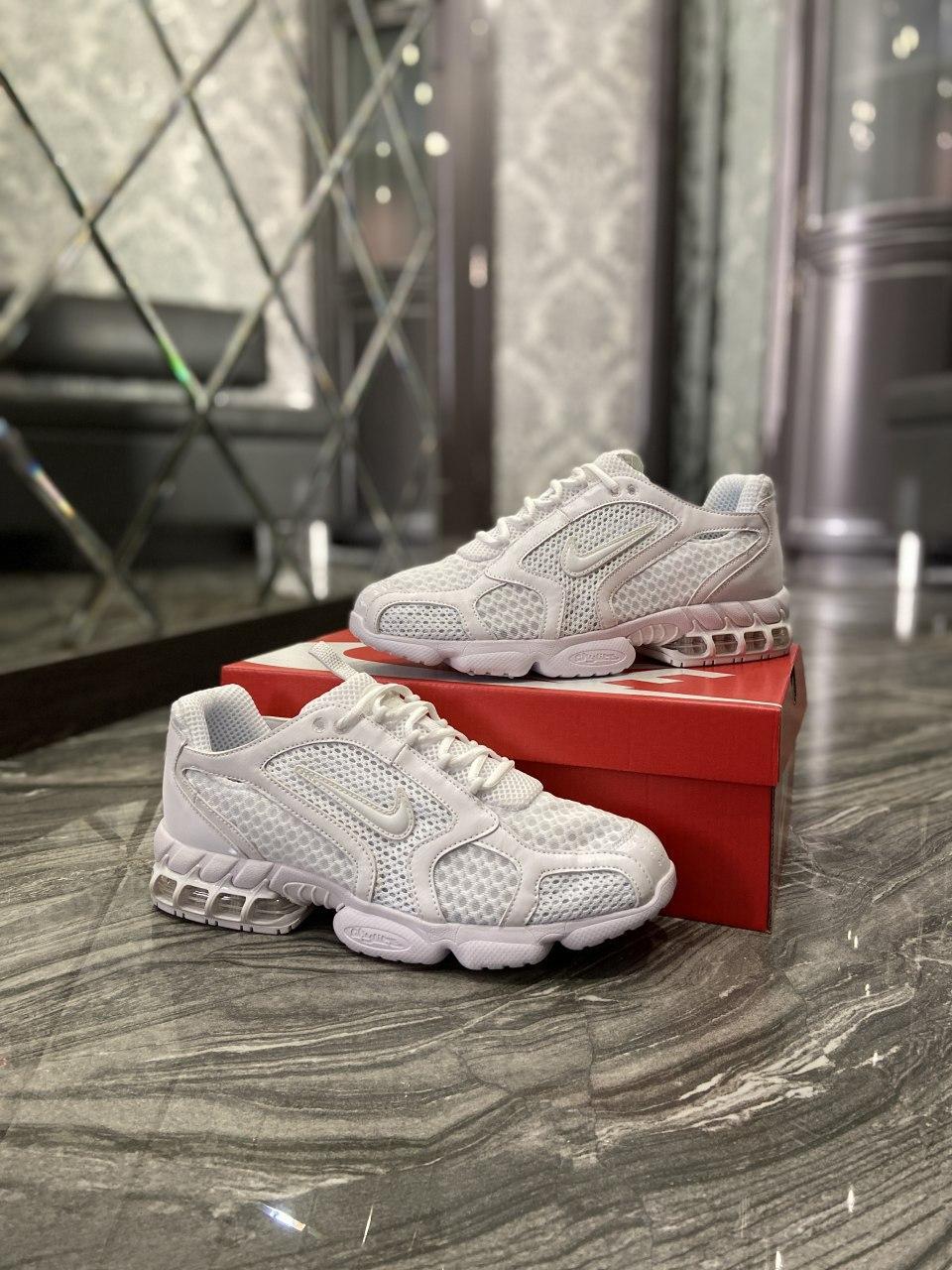 

Женские кроссовки Nike Air Zoom Spiridon Cage 2 Stussy White / Найк Аир Зум Спиридон Сейдж 2 Стейси Белые 39, Белый