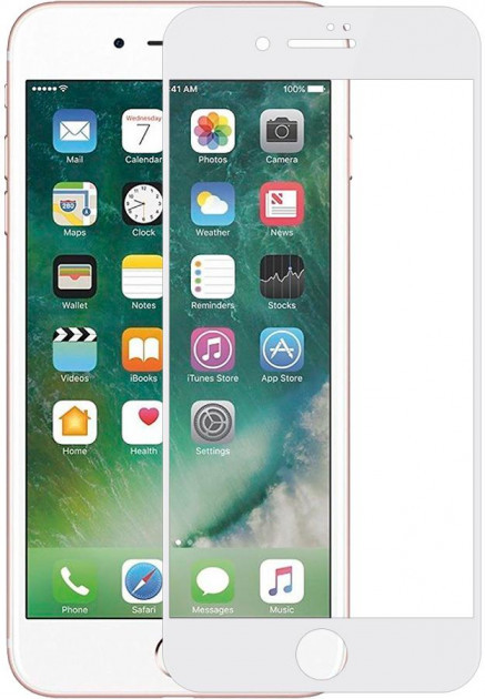 

Защитное стекло Hifriend на iPhone 6/6s 5D Белое, Белый