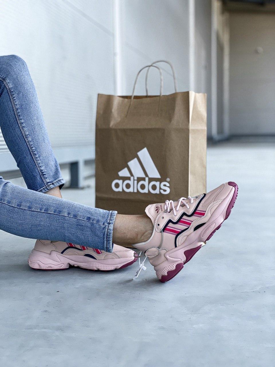 

Женские кроссовки Adidas Ozweego Pink / Адидас Озвиго Розовые 38, Розовый