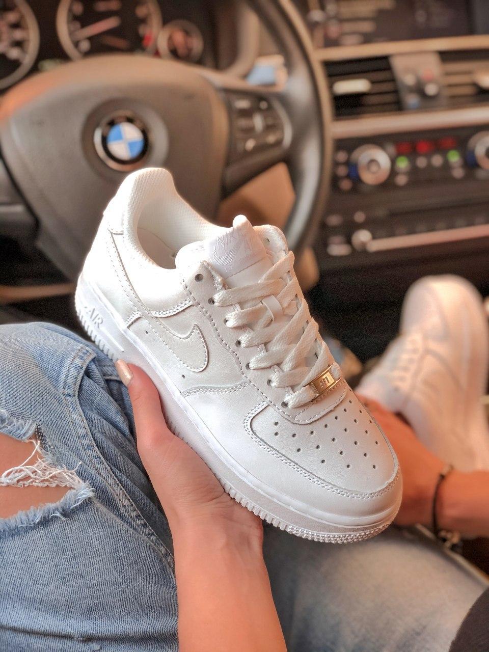 

Мужские кроссовки Nike Air Force 1 White / Найк Аир Форс 1 Белые 43, Белый