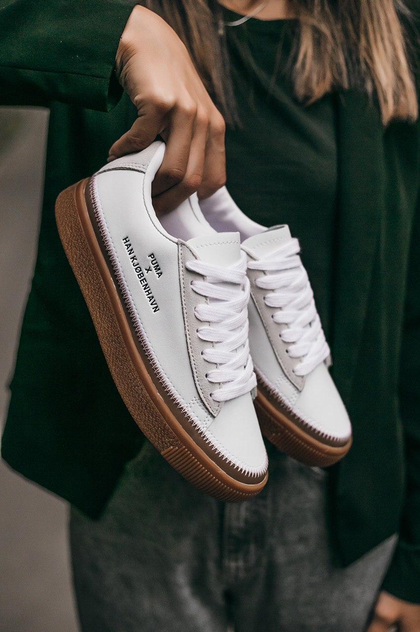 

Женские кроссовки Puma Han Kjobenhavn White / Пума Хан Кобенхавн Белые 39, Белый