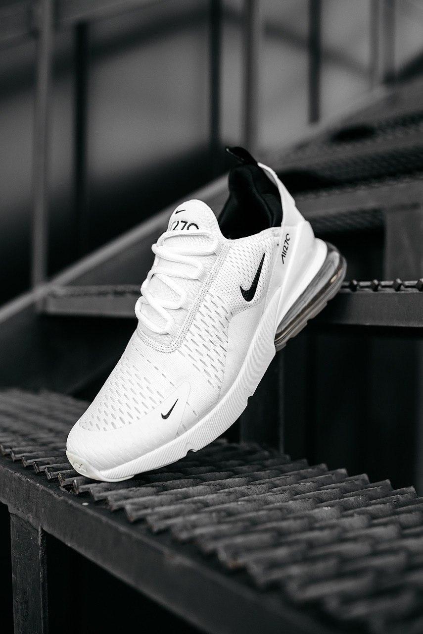 

Мужские кроссовки Nike Air Max 270 White / Найк Аир Макс 270 Белые, Белый