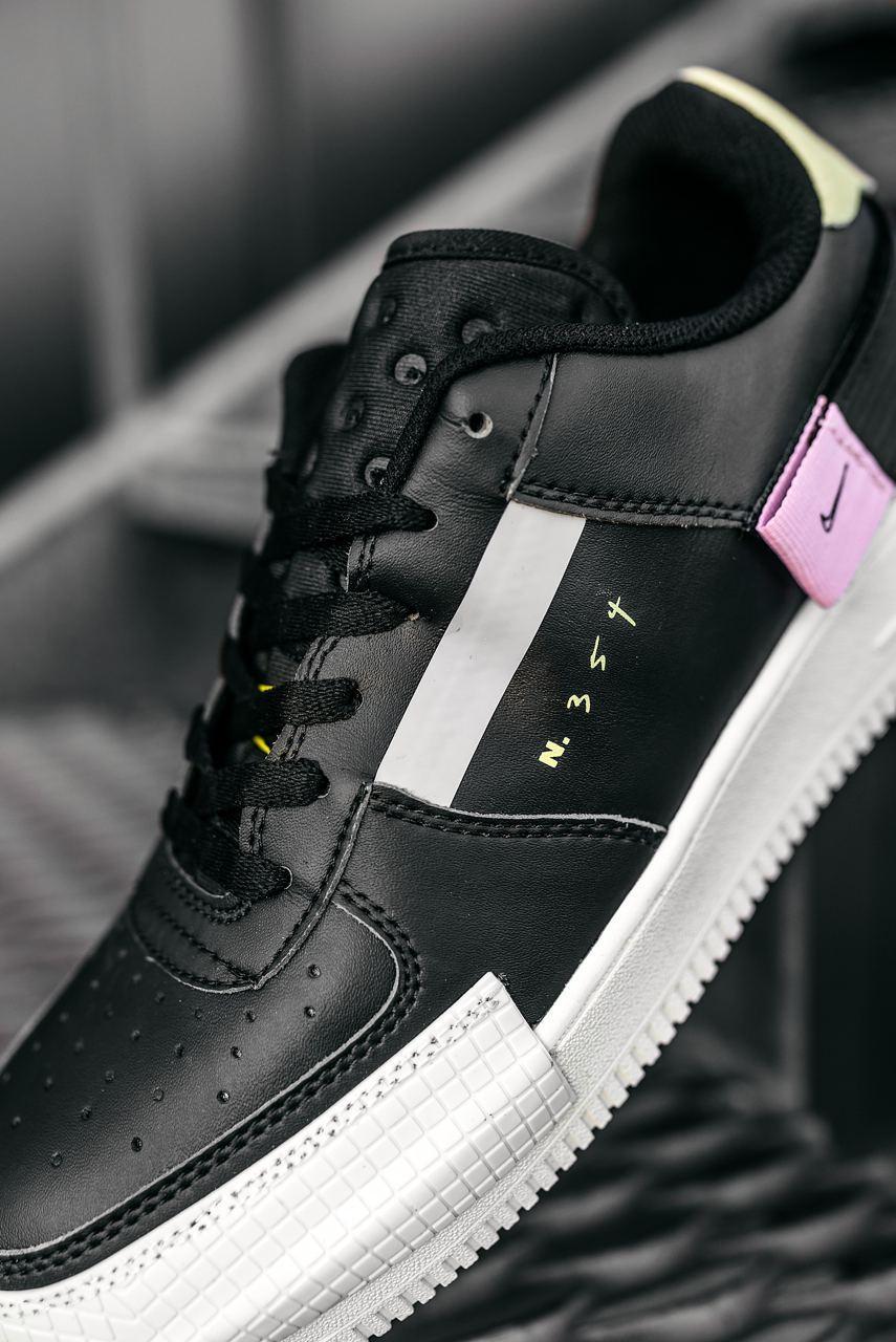 

Мужские кроссовки Nike Air Force 1 Low N. 354 Black / Найк Аир Форс 1 Лов № 354 Черные, Черный