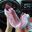 Кросівки жіночі Nike Vista Pink рожеві на білій підошві ((на стилі)), фото 4