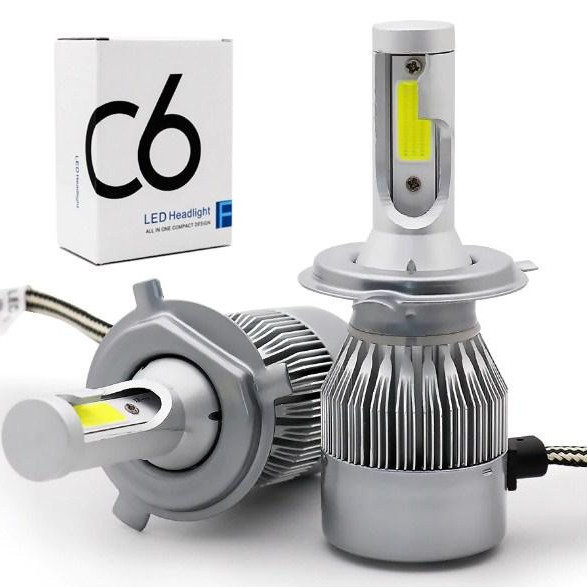 

Светодиодные лампы Led C6 H4 (ближний/дальний)! Скидка