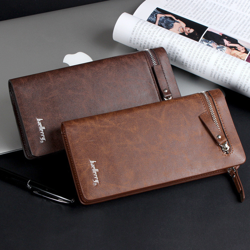 

Кошелек портмоне коричневый Baellerry S618-357 brown! Скидка, Черный