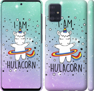 

Чехол на Samsung Galaxy A51 2020 A515F I'm hulacorn "3976c-1827-25393", Голубой