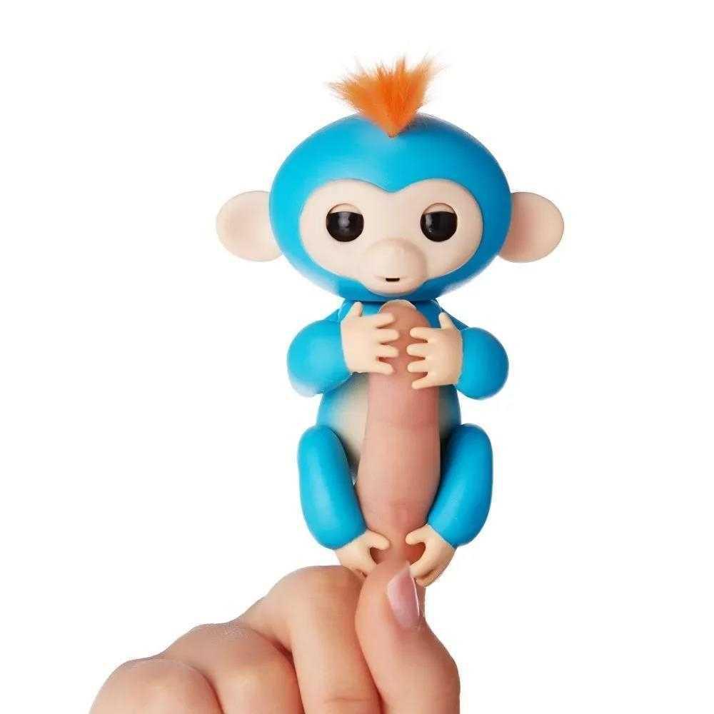 

Интерактивная ручная обезьянка Fingerlings Happy Monkey Bella СИНИЙ! Акция