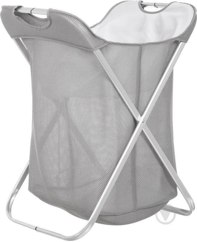 

Корзина для белья Luna Basket(with cover)/Silver Gray, Серый