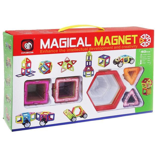 

Магнитный конструктор Magical Magnet 40 деталей, Конструкторы, Разные цвета