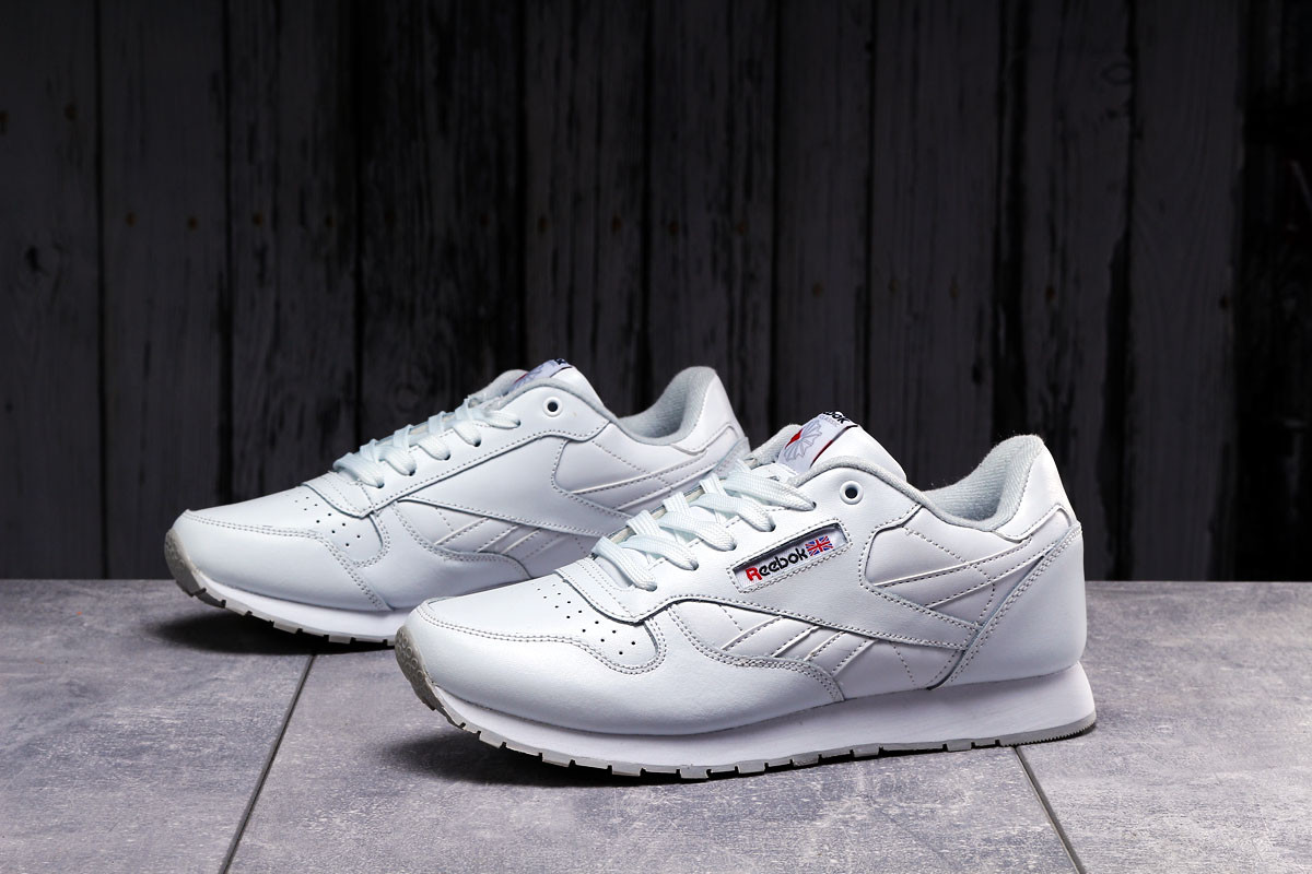 

Кроссовки мужские 17791, Reebok Classic, белые, < 41 43 44 45 46 > р. 46-30,0см.