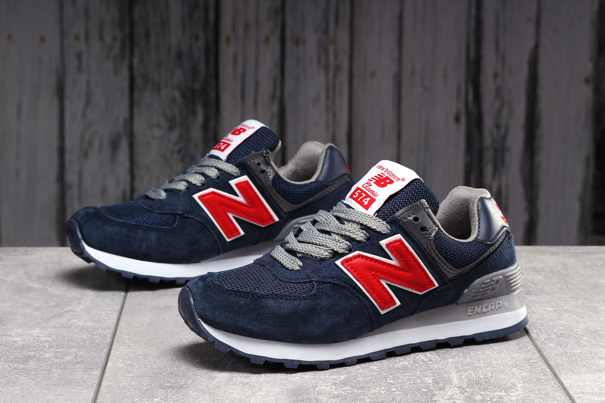 

Кроссовки женские 17872, New Balance 574, темно-синие, < 36 38 41 > р. 38-24,0см.