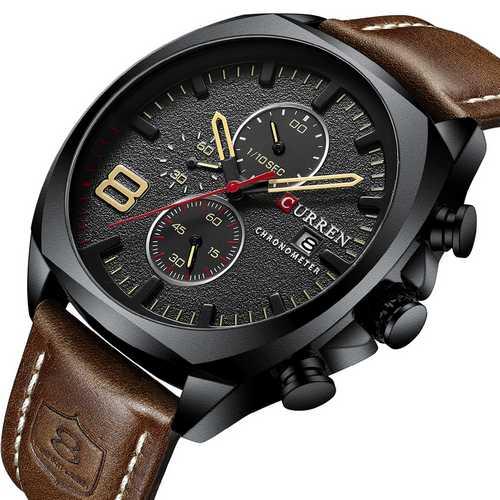 

Curren 8324 Black-Brown