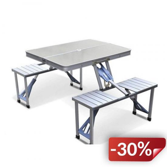 

Стол для пикника Folding Table Серебристый (258477)