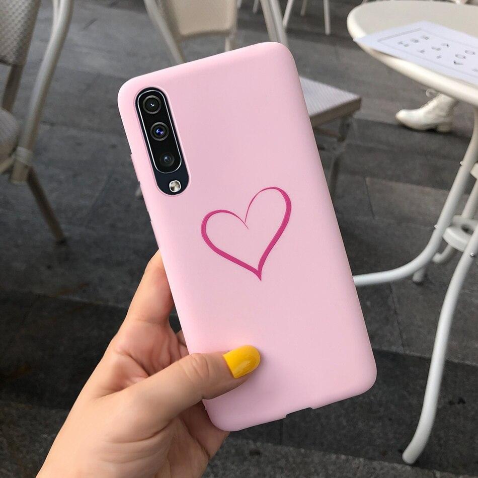 

Чехол Style для Samsung Galaxy A50 2019 / A505F силиконовый бампер Розовый Heart