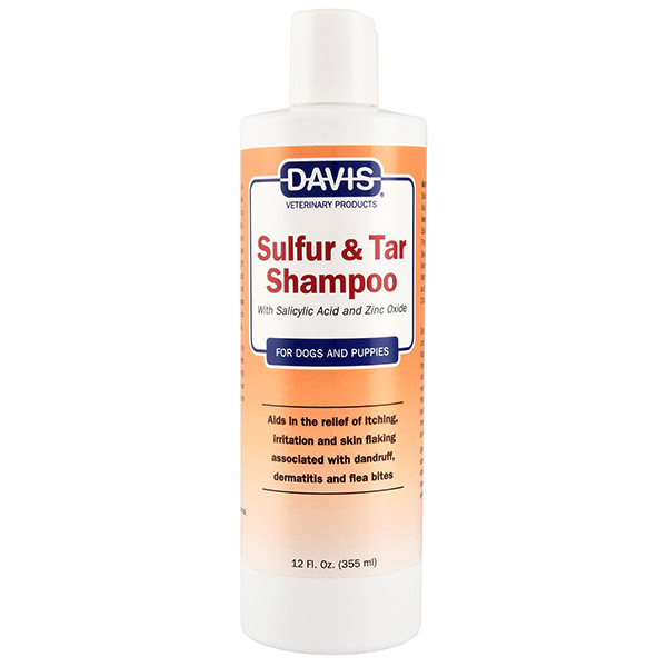 Davis Sulfur & Tar Shampoo шампунь с серой и дегтем для собак