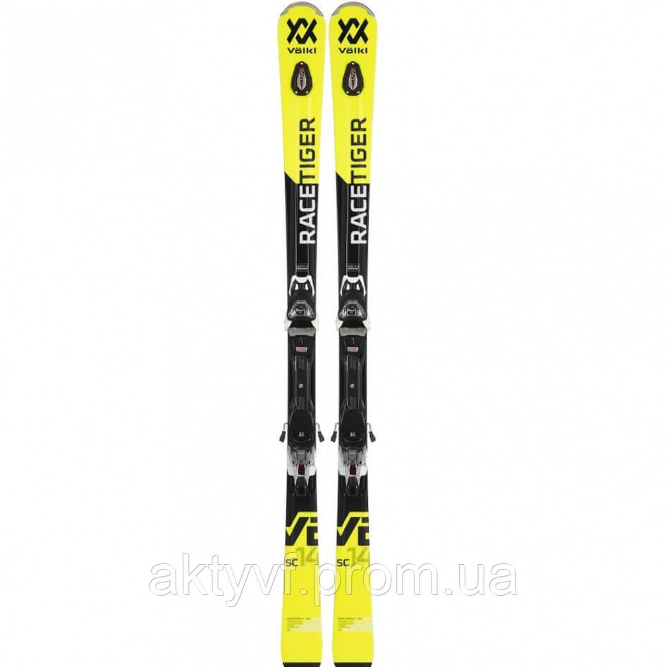 

Лыжи горные Volkl RACETIGER SC yellow + Крепления Marker VMotion 12 GW