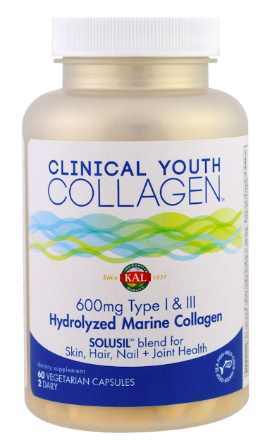 

Клинический омолаживающий коллаген (Clinical Youth Collagen) 600 мг 60 капсул