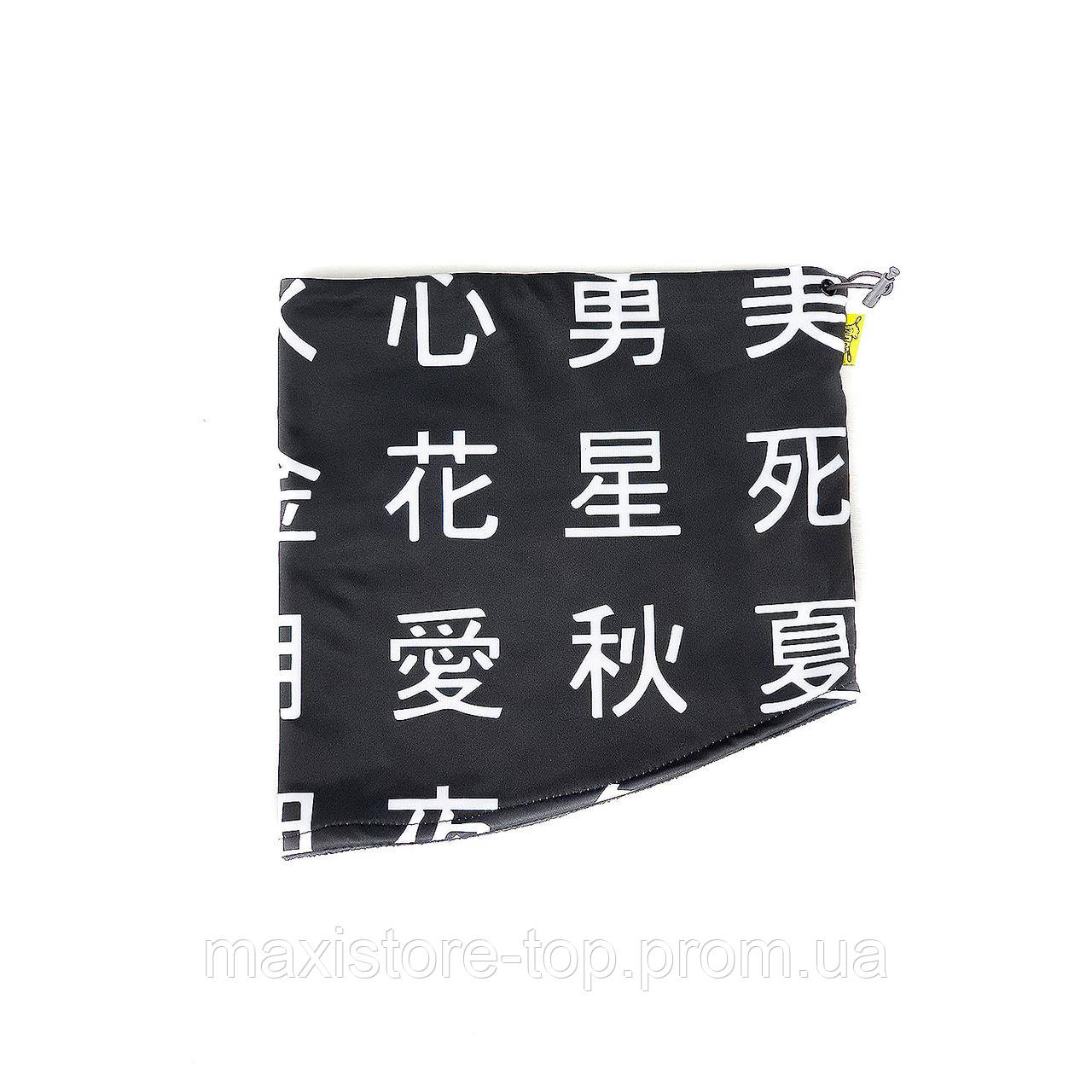 

Баф Custom Wear Hanzi Black 28 * 27 [58429-16], Мультиколор