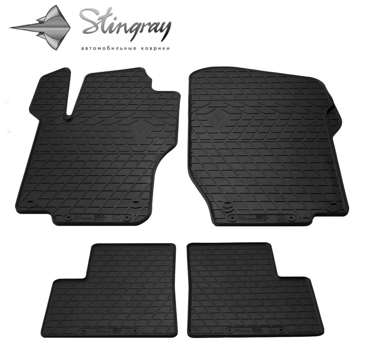 

Резиновые коврики Мерседес W164 Mercedes-Benz W164 ML 2005-2011 Stingray, Черный