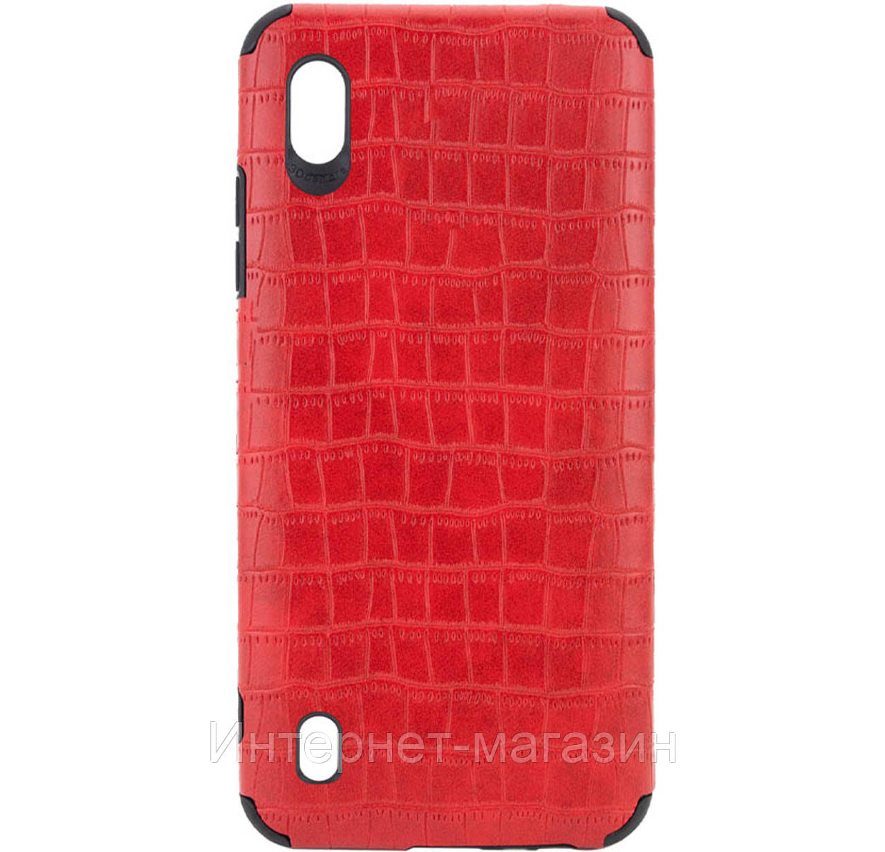 

Кожаная накладка Epic Vivi Crocodile series для Samsung Galaxy A01 SM-A015F Red