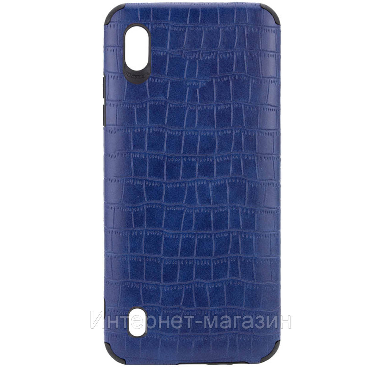 

Кожаная накладка Epic Vivi Crocodile series для Samsung Galaxy A01 SM-A015F Blue